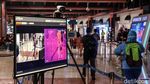Calon Pemudik Dipelototi Thermal Scanner di Soetta