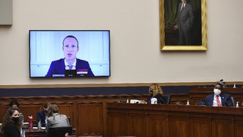 Sidang ini membahas banyak isu yang terkait dengan praktek bisnis Facebook dkk. Foto: AP/Mandel Ngan
