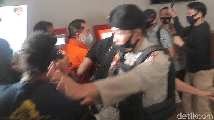 Djoko Tjandra tiba di Bareskrim.