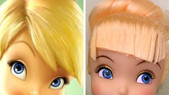 Mungkin selama proses pengantaran, Thinkerbell sempat coba memotong sendiri rambutnya. Foto: Reddit/ExpectationVsReality