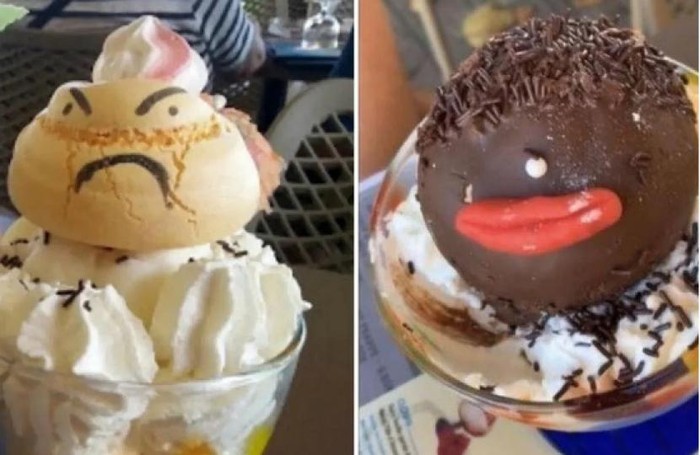 es krim Kafe Es Krim Diduga Rasis