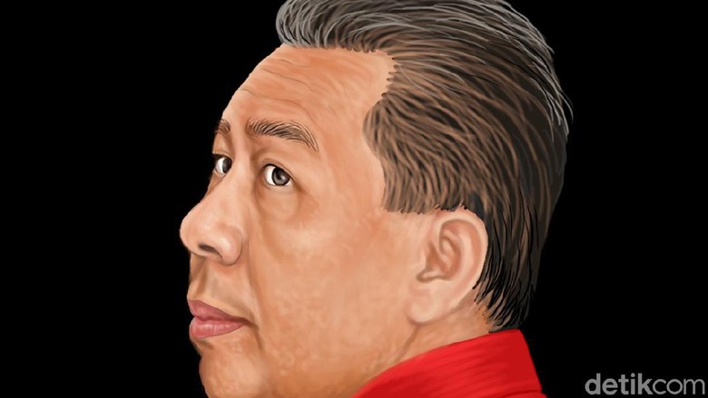 Ilustrasi Djoko Tjandra Poster