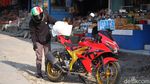 Pemudik Motor Mulai Ramai di Jalan Bandung-Cianjur Jelang Idul Adha