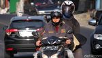 Pemudik Motor Mulai Ramai di Jalan Bandung-Cianjur Jelang Idul Adha