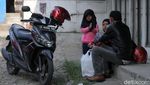 Pemudik Motor Mulai Ramai di Jalan Bandung-Cianjur Jelang Idul Adha