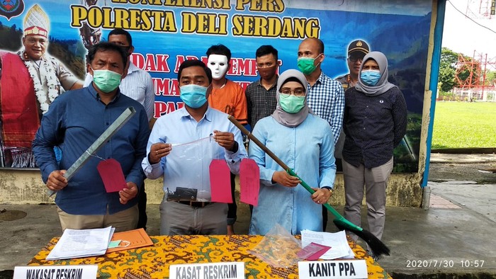 Polisi tangkap pria diduga pelaku KDRT di Sumut (dok. Istimewa)
