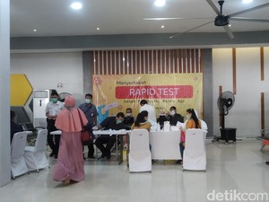 PT KAI: Minat Rapid Test Pemudik di Stasiun Senen Cukup Tinggi
