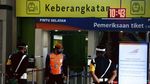 Stasiun Gambir Masih Lengang Jelang Idul Adha