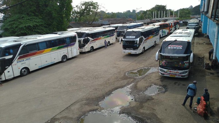 Terminal Baranangsiang sepi penumpang jelang Idul Adha 2020, Kamis (30/7/2020).