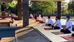 Momen Jokowi Salat Idul Adha di Halaman Wisma Bayurini Istana Bogor