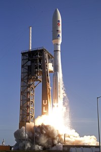This photo provided by NASA, a United Launch Alliance Atlas V rocket launches at Space Launch Complex 41 at the Cape Canaveral Air Force Station, Thursday, July 30, 2020, in Cape Canaveral, Fla. NASAs Perseverance blasted off  atop an Atlas V rocket Thursday morning. Its the first step in an ambitious project to bring the first Martian rock samples back to Earth to be analyzed for evidence of ancient life.  (Joel Kowsky/NASA via AP)