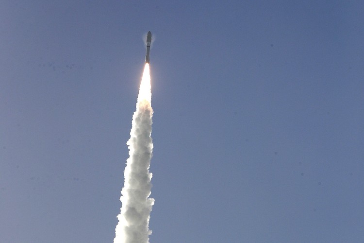 This photo provided by NASA, a United Launch Alliance Atlas V rocket launches at Space Launch Complex 41 at the Cape Canaveral Air Force Station, Thursday, July 30, 2020, in Cape Canaveral, Fla. NASAs Perseverance blasted off  atop an Atlas V rocket Thursday morning. Its the first step in an ambitious project to bring the first Martian rock samples back to Earth to be analyzed for evidence of ancient life.  (Joel Kowsky/NASA via AP)