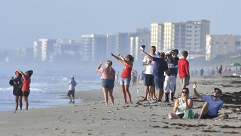 Perseverance dijadwalkan mendarat di Mars 18 Februari 2021. Kawah Jezero seluas 45 km menjadi lokasi pendaratan yang dipilih oleh NASA. Foto: AP/Tim Shortt