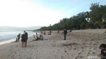 Potret Pantai Kuta Ramai di Hari Pertama Terima Wisatawan