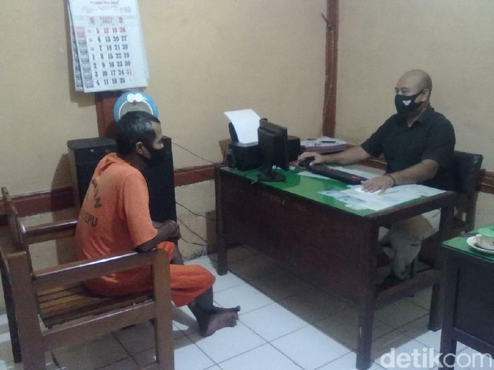 Pelaku penganiayaan dengan palu di Cepu, Jumat (31/7/2020).