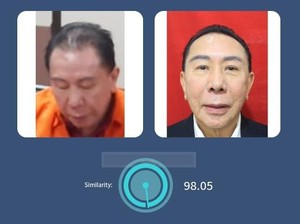 Wajah Djoko Tjandra di e-KTP dengan yang Ditangkap Identik 98,05 Persen