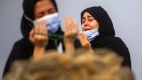 Wukuf dilakukan untuk mengingat Nabi Adam dan Hawa diturunkan ke bumi dari surga. Saudi Ministry of Media via AP.