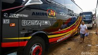 Menurut para agen bus, arus mudik Idul Adha tahun ini sepi.