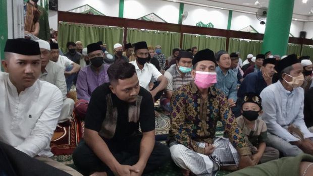 Suasana salat Idul Adha di Masjid Al Akbar Timika (Foto: Saiman/detikcom)
