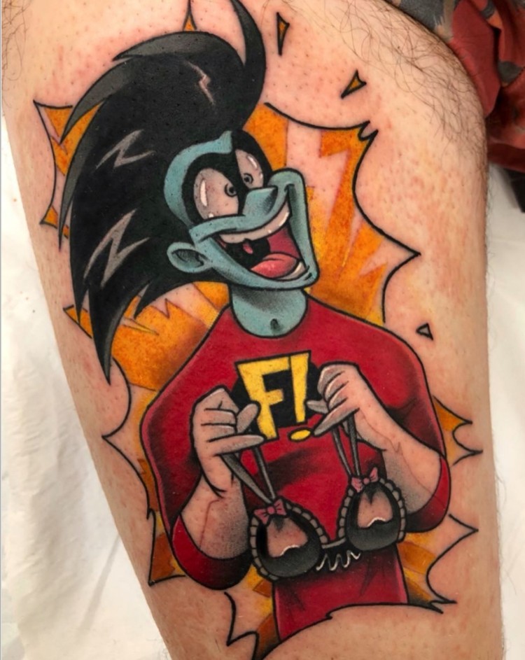 Keren Seni Tato Gambar Kartun Yang Berwarna Keren Seni Tato Gambar Kartun Yang Berwarna