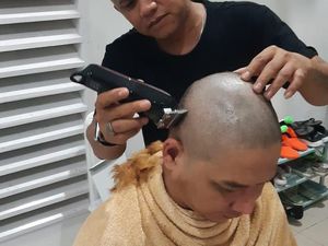 Pasha Cukur Plontos Shaolin Usai Kontroversi Rambut Pirang