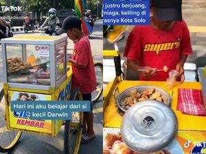 Kisah Bocah SD Jualan Cilok Demi Beli Kuota Internet untuk Belajar Online