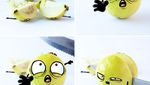 Seniman Ini Bikin 10 Buah Bergambar Doodle Artistik
