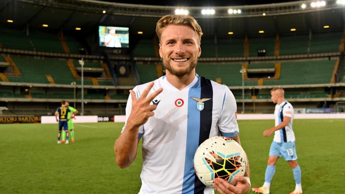 Striker Lazio Ciro Immobile meraih Sepatu Emas Eropa (Foto: Getty Images/Marco Rosi - SS Lazio)