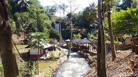 Curug Bangkong sendiri sebenarnya merupakan aliran irigasi yang sudah ada sejak tahun 1920. Baru pada tahun 2004 dimanfaatkan sebagai lokasi wisata. 