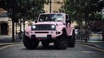 Jeep Wrangler yang Macho Berubah Jadi Imut dengan Sentuhan Warna Pink