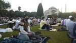 Momen Salat Idul Adha Pertama di Hagia Sophia