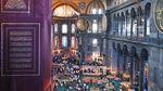 Momen Salat Idul Adha Pertama di Hagia Sophia
