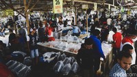 Sentra pasar ikan hias ini selalu ramai dikunjungi warga.