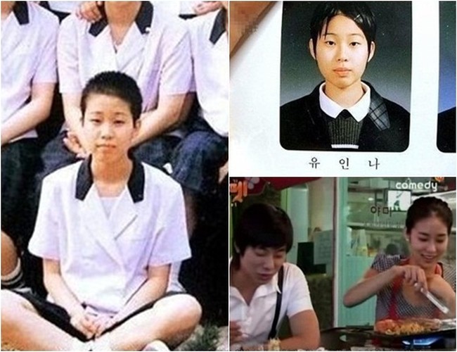 Foto masa lalu Yoo In Na pernah terungkap ke publik dan membuat netizen kaget pada 2013. Dalam foto yang memperlihatkan Yoo In Na memakai seragam sekolah itu tampak bintang drama Korea Touch Your Heart itu memiliki penampilan yang tomboy. Dia memiliki rambut sangat pendek. Foto: Dok. Instagram