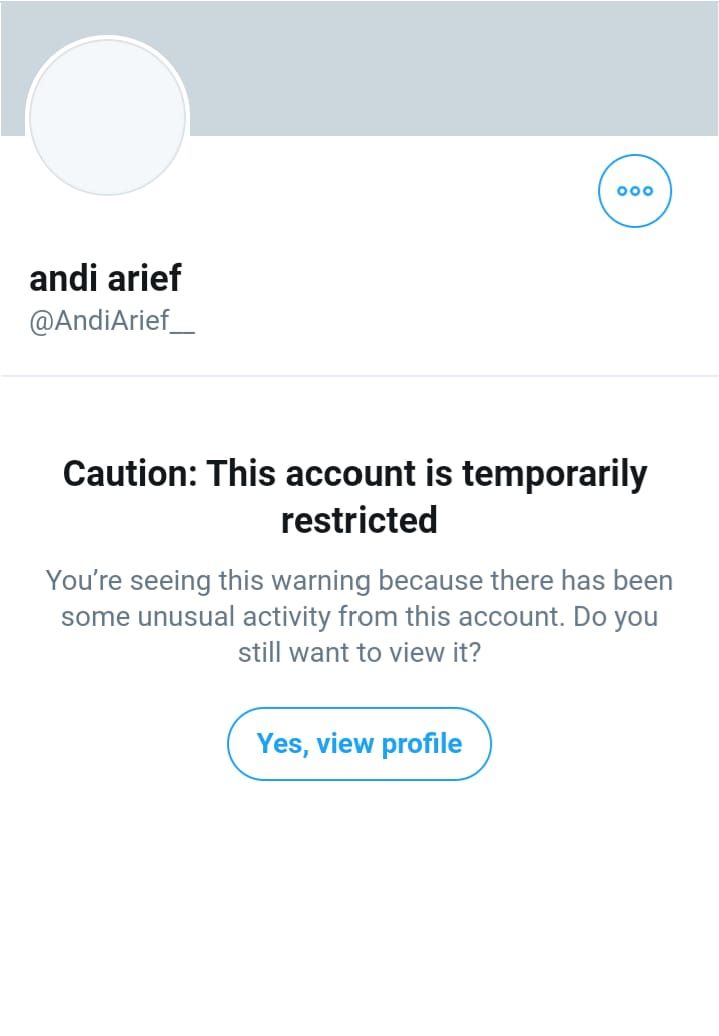 Akun Twitter Andi Arief (Foto: Tangkapan Layar Twitter)