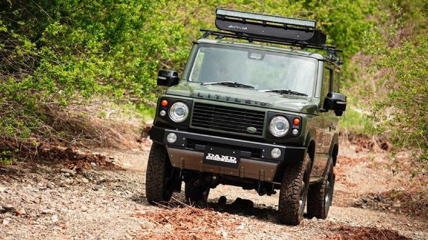 Body kit Land Rover Defender untuk Suzuki Jimny