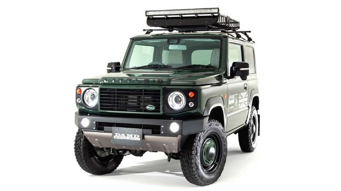 Body kit bergaya Land Rover Defender untuk Suzuki Jimny