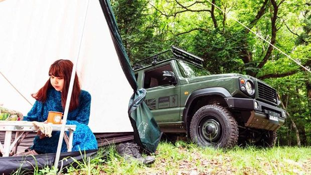 Body kit bergaya Land Rover Defender untuk Suzuki Jimny