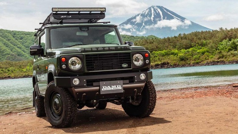 Body Kit Suzuki Jimny Body kit bergaya Land Rover Defender untuk Suzuki Jimny