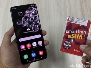 Cara Pasang eSIM Smartfren di Galaxy S20