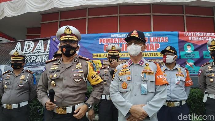Jumpa pers tentang ganjil genap