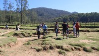 Kampung Cai Ranca Upas Rancabali punya pemandangan indah, padang rumput indah dan hewan liar mirip dengan Afrika. (Wisma Putra/detikcom)