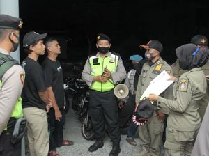 Razia Masker di Kota Blitar, Petugas Temukan Anak Diduga Mabuk dan Bawa Sajam
