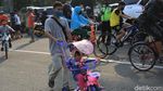 Tak Ada CFD, Warga Padati Bundaran HI di Minggu Pagi