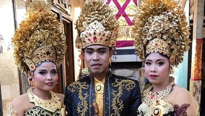 Duda di Bali Nikahi Dua Wanita Sekaligus