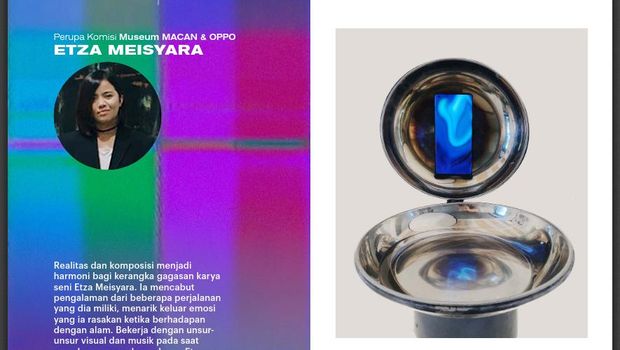 Etza Meisyara di Arisan Karya Museum MACAN Jakarta