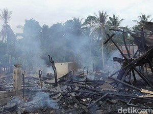 Kebakaran di Polman Sulbar Hanguskan 8 Rumah Warga