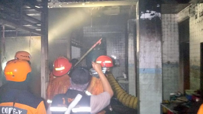 Kebakaran di RS Bethesda Lempuyangwangi, Kota Yogyakarta, Senin (3/8/2020).