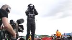 Momen Lewis Hamilton Juara GP Inggris dengan Ban Pecah