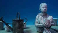 Museum Of Underwater Art (MOUA) di Australia resmi dibuka pada 1 Agustus 2020 setelah sempat terkendala akibat pandemi virus Corona. (MOUA/instagram)
